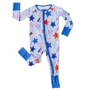 Little Sleepies Blue Stars and Stripes